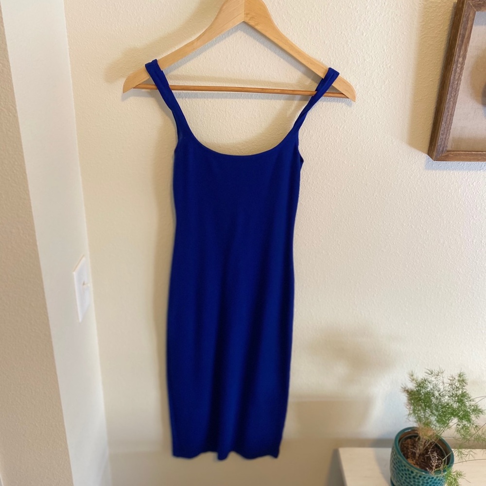 Gorgeous blue American apparel fitted dress
